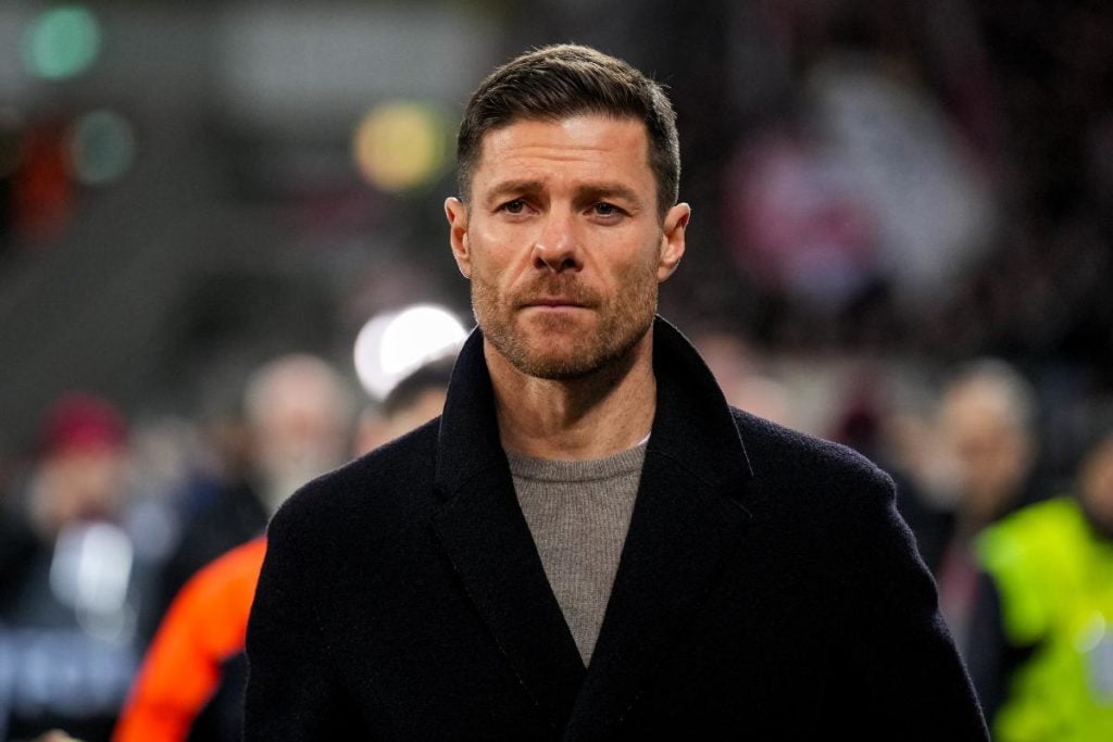 Xabi Alonso on the sidelines with Real Madrid