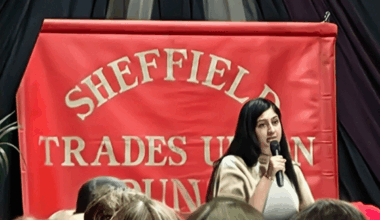 Zarah Sultana receives rapturous response from Sheffield crowd