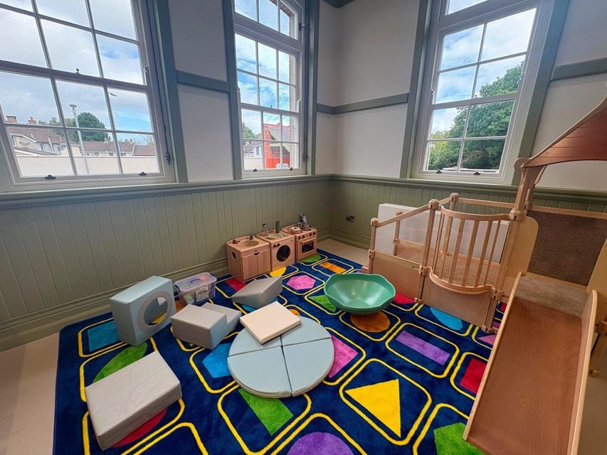 Inside the newly renovated Hilden School, Lisburn