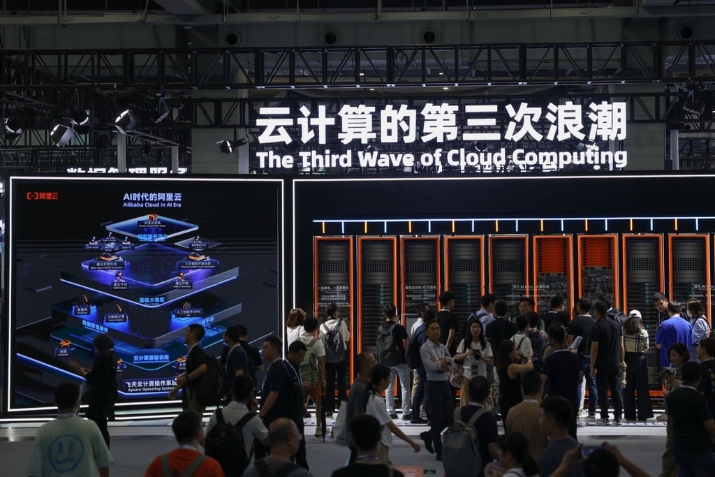 Alibaba Cloud’s Apsara conference in Hangzhou, China, in September 2024. Photo: Xinhua