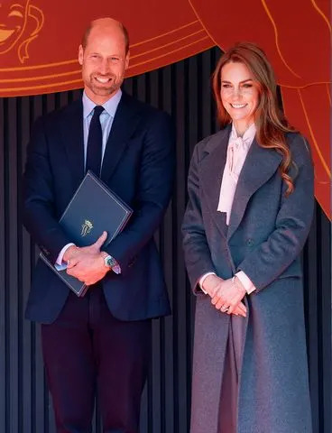 Phil Noble - WPA Pool/Getty Prince William and Kate Middleton visit the new commemorative playground at Churchtown Primary School on Sept. 23, 2025.
