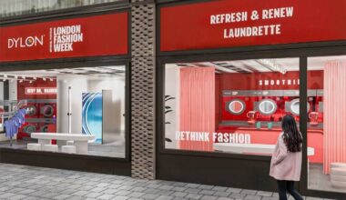 Dylon Laundrette pops up at London Fashion Week to push sustainability