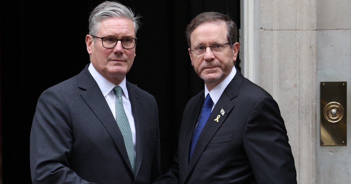 Israel’s President Herzog said ‘argued out of respect’ with British PM | Israel-Palestine conflict News