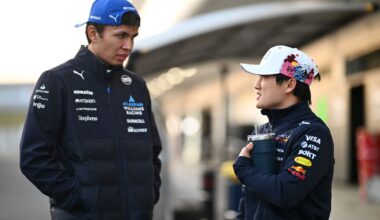 Alex Albon reveals regular talks with Yuki Tsunoda to help with 2026 Red Bull seat uncertainty