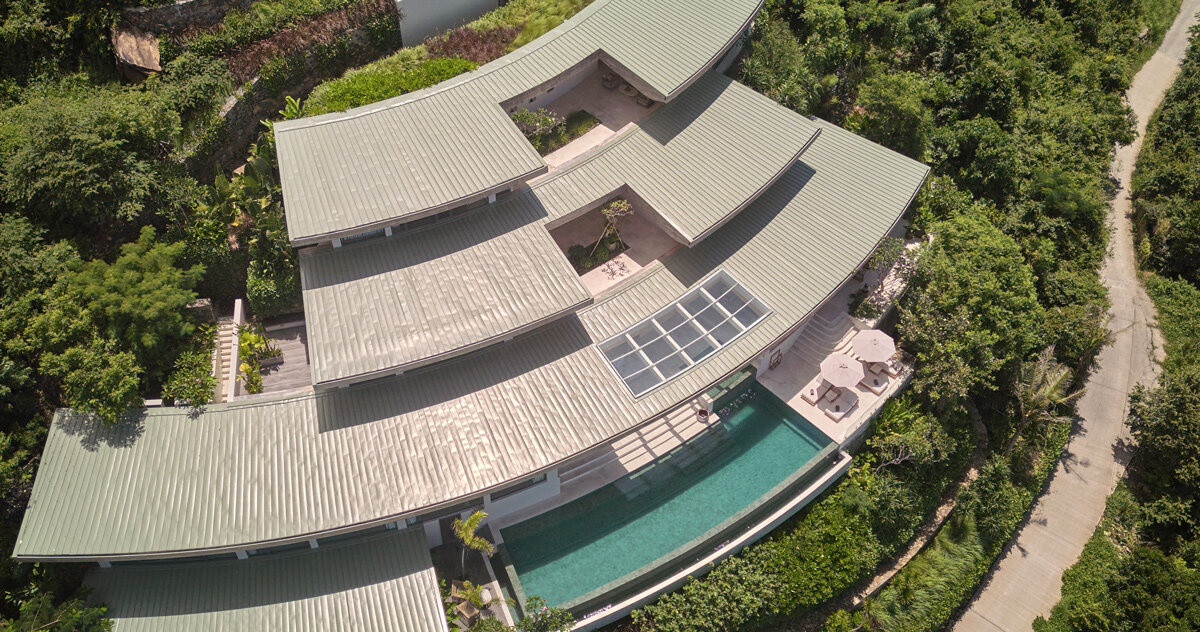 villa boë by alexis dornier unfolds vertically along indonesia's coast