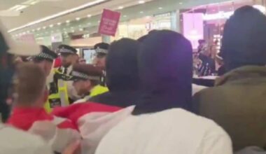 Violence at anti-migrant protests in London and Essex has intensified the political row over asylum policy.