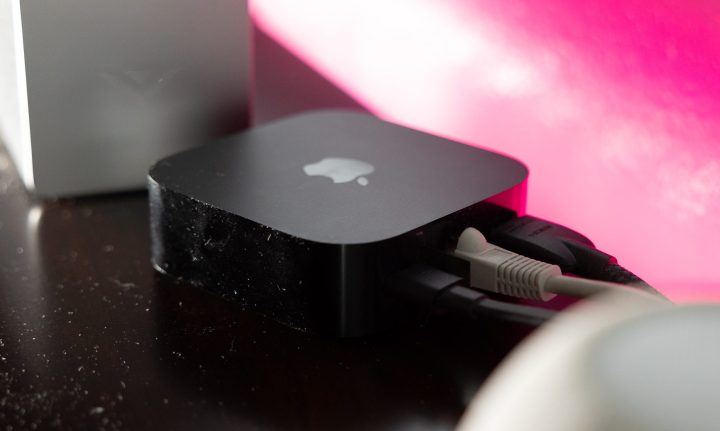 The rear of Apple TV 4K.