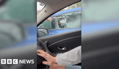 Moment man tasered after highspeed car chase in Bristol