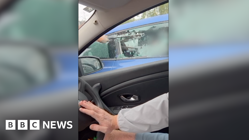 Moment man tasered after highspeed car chase in Bristol