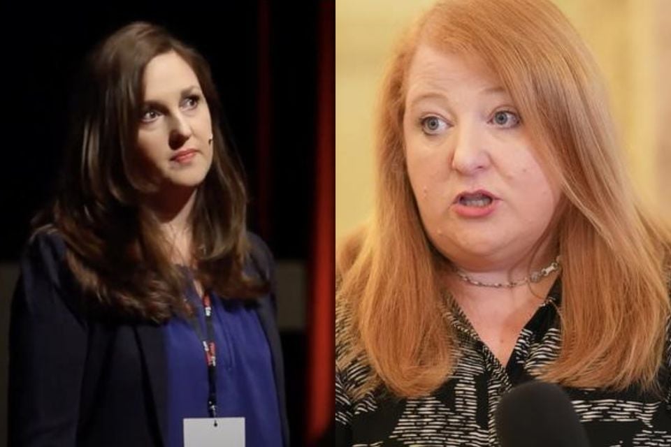 Fleur Ravenbergen and Naomi Long.