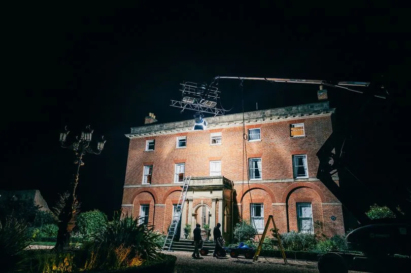 The beautiful manor house is located in Newport.