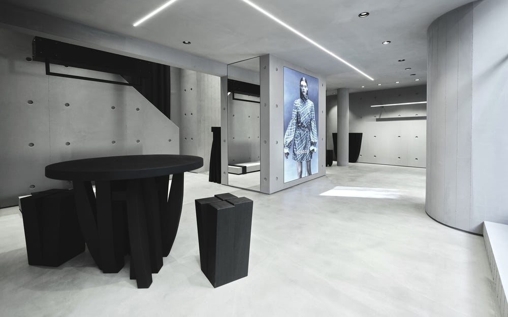 A 150-square-metre brutalist space