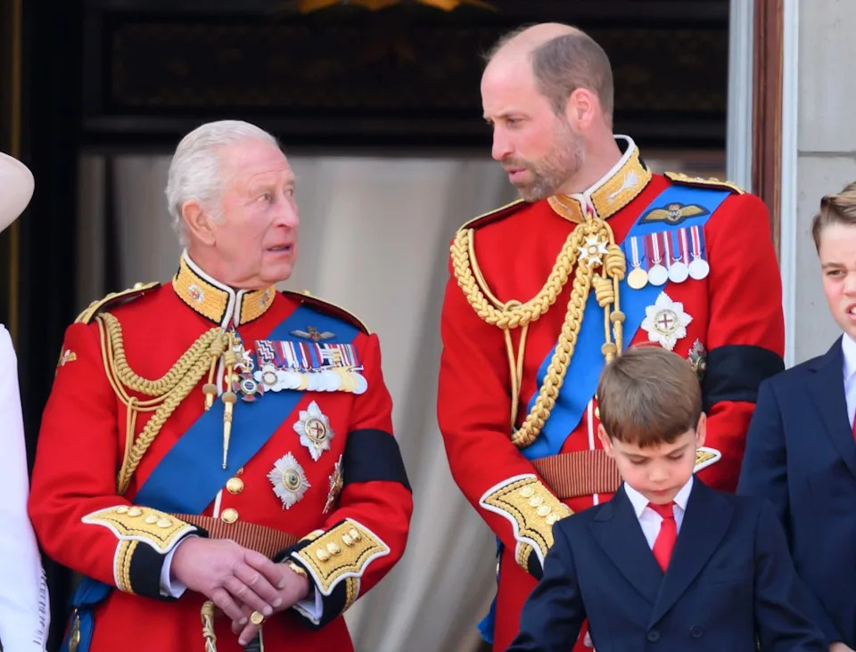 King Charles and Prince William 