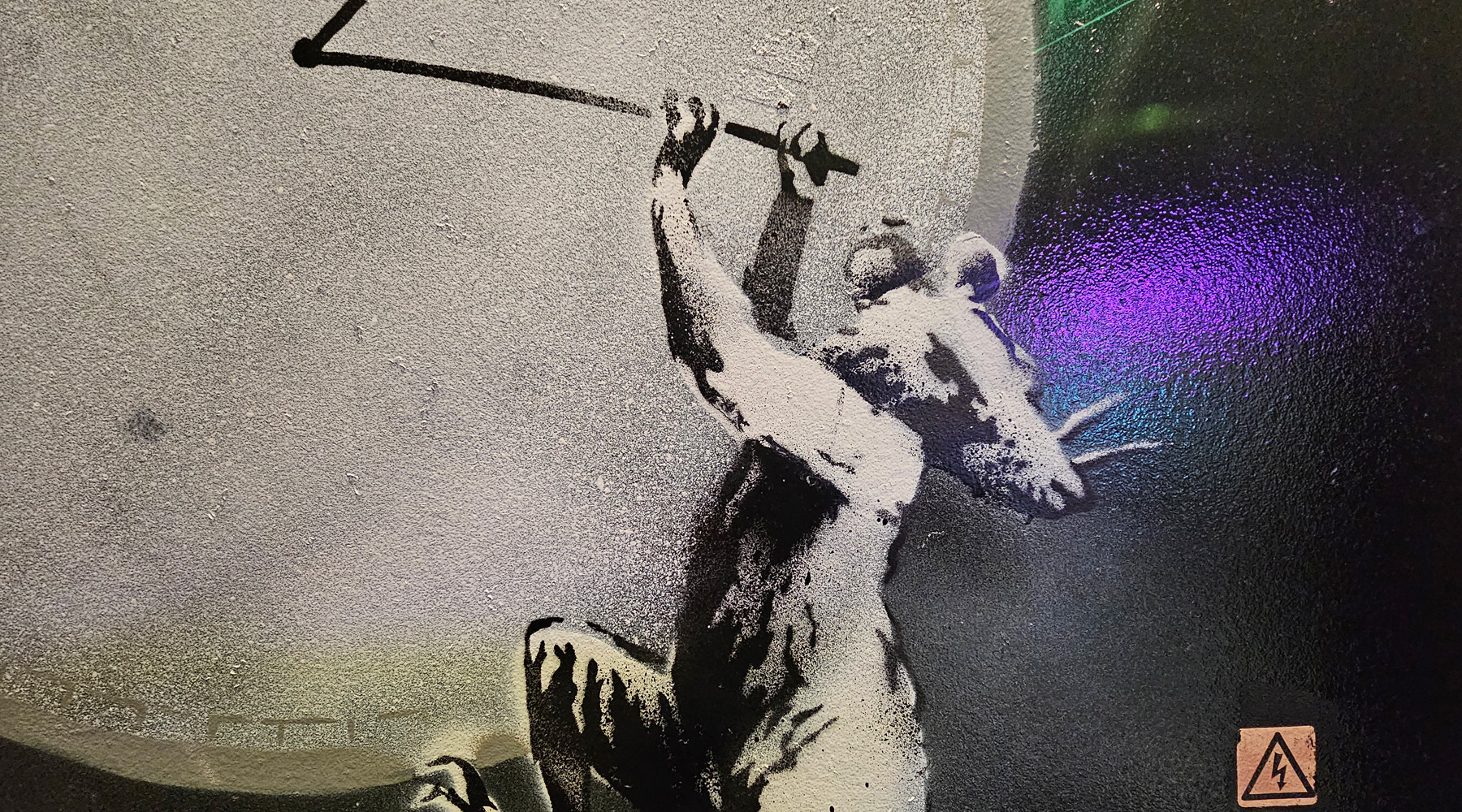 Banksy’s clock-hanging rat finds a home at the London Transport Museum