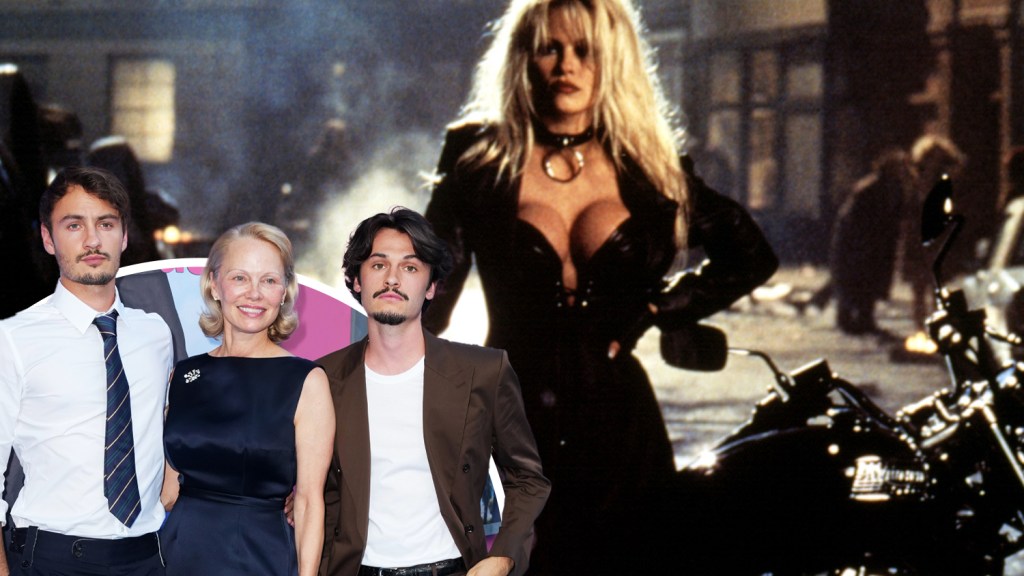 Pamela Anderson Behind 'Barb Wire' Series At Her New Production Company