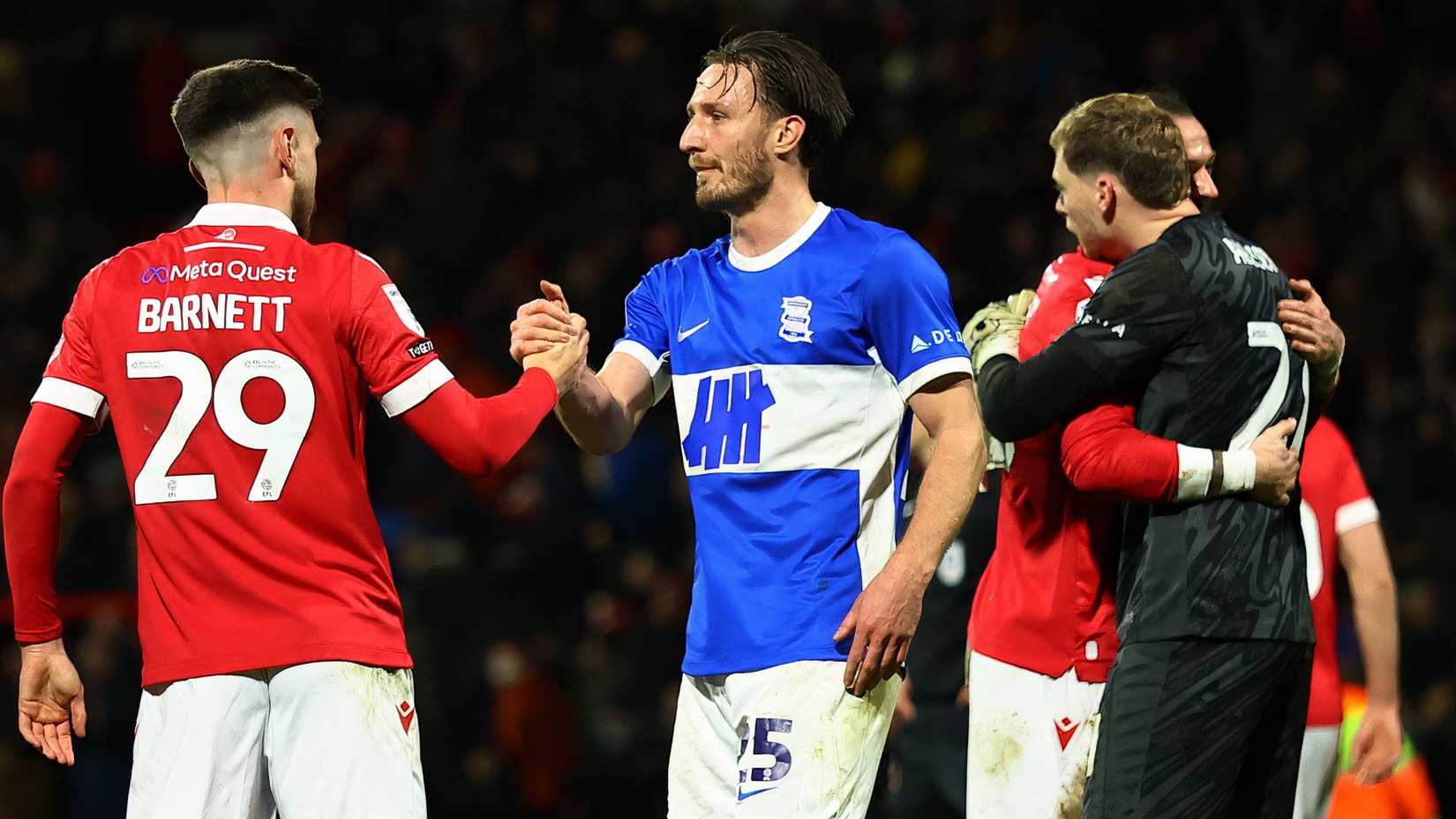 Ben Davies of Birmingham City vs Wrexham