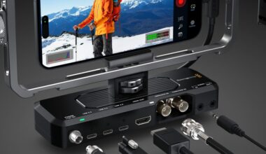 Blackmagic’s dock works with the new iPhone’s pro filmmaking features