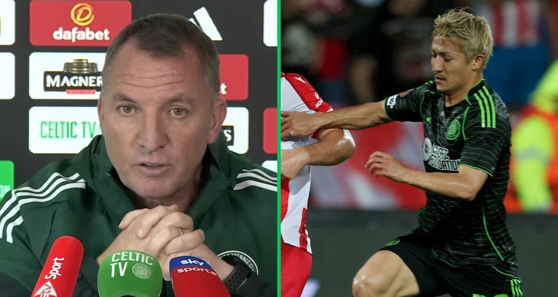 Brendan Rodgers tells Daizen Maeda the 'dangerous territory' he must avoid in clear Celtic message