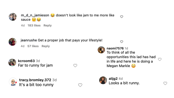 Brooklyn Beckham mocked over his ‘runny’ homemade jam 