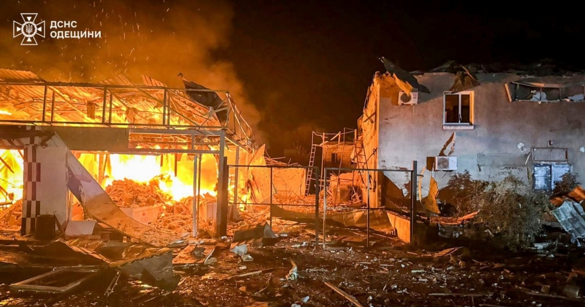 Russia Launches Overnight Missile And Drone Barrage Against Ukraine