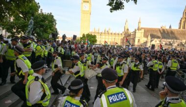 Almost 900 protesters arrested in London as Palestine Action repression deepens