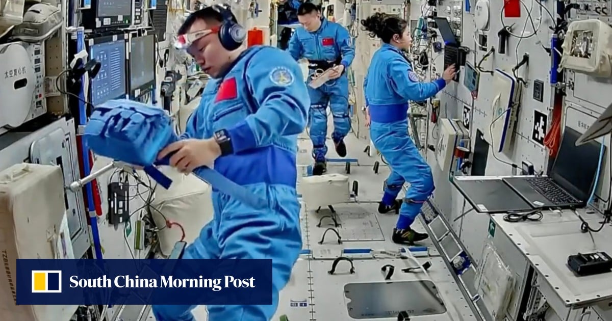 Dirty laundry in space: Chinese team joins race to develop washing machine for astronauts
