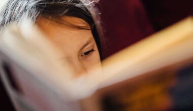 child reading a book