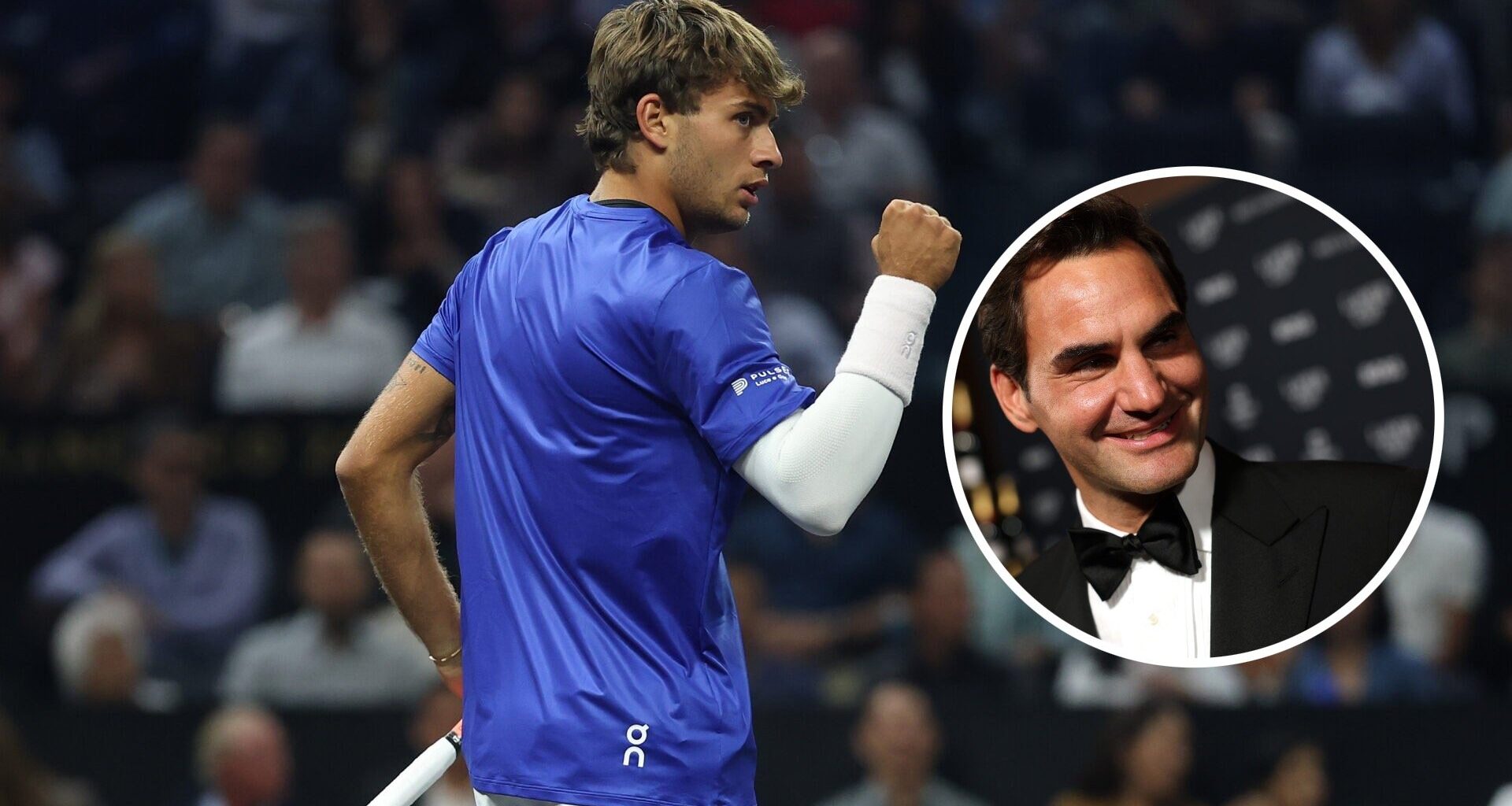 What Flavio Cobolli was overheard saying about Roger Federer in his match with Joao Fonseca at the Laver Cup