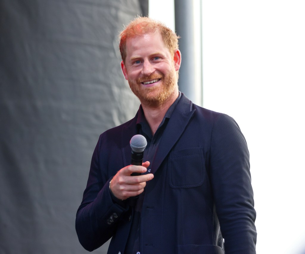 Prince Harry smiling