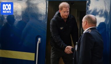 Prince Harry arrives in Kyiv to meet with wounded Ukrainian war veterans