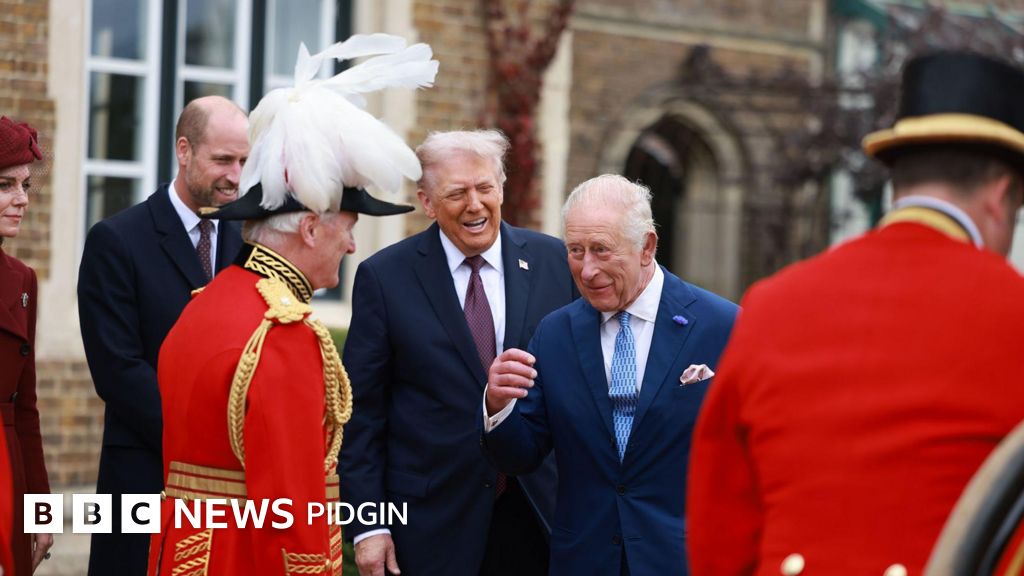 Trump UK visit in fotos as King Charles and senior royals welcome am to Windsor Castle