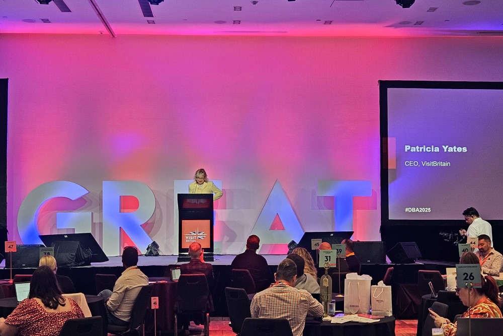 patricia yates speaking at the 2025 destination britain - the americas conference