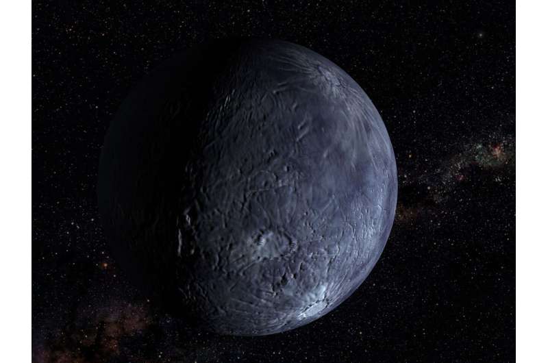 Discovery of new moon or ring system orbiting mysterious distant planet Quaoar