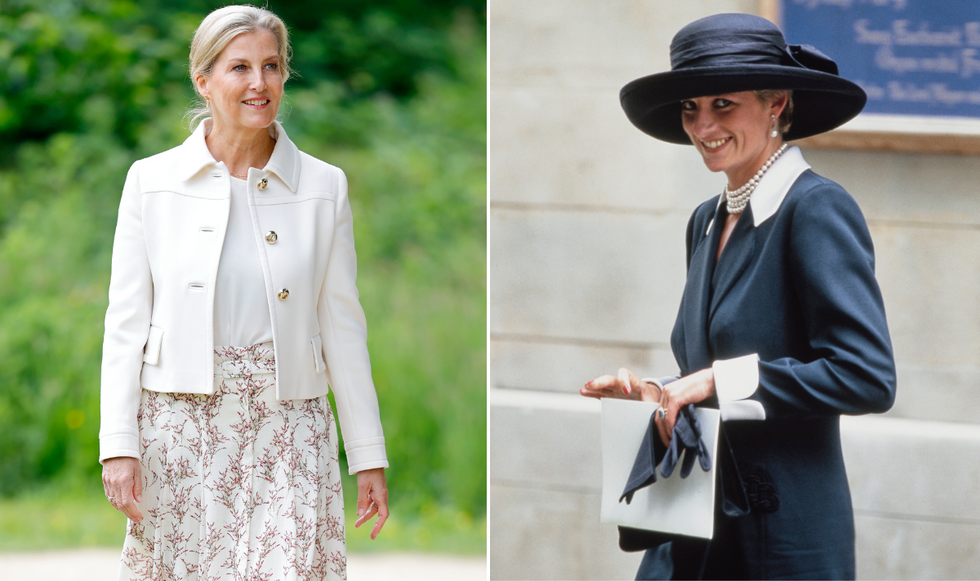 Duchess of Edinburgh and Princess Diana