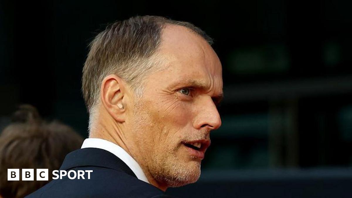 England news conference as Thomas Tuchel and Harry Kane talk to media before Serbia match