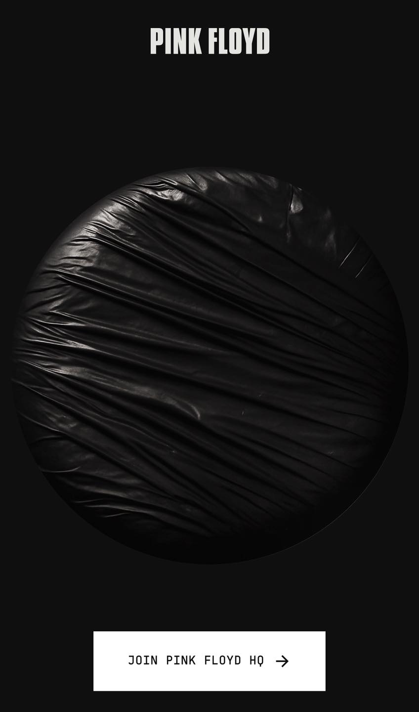 Pink Floyd social media September 2025