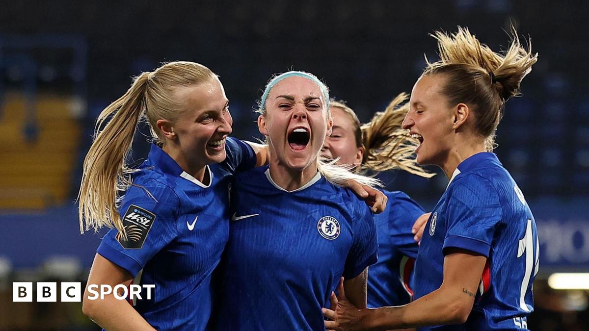 Aggie Beever-Jones celebrates scoring for Chelsea