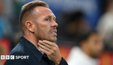 Craig Bellamy looks concerned as Wales take on Canada