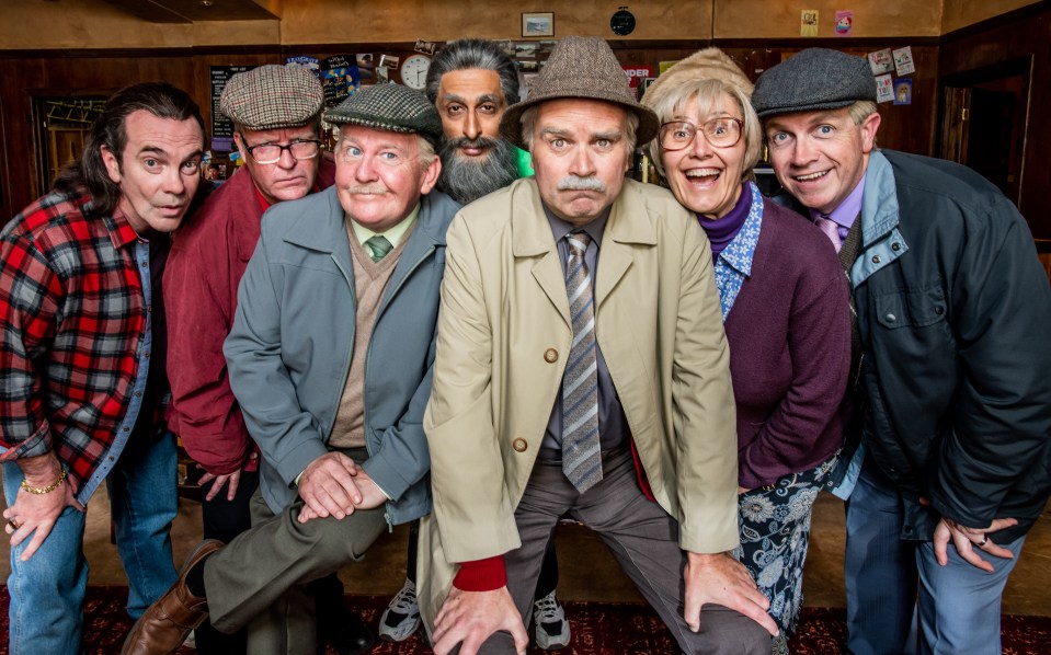Photo of the Still Game cast.