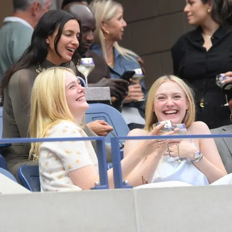 Michael Simon/Getty Irina Shayk, Elle Fanning and Dakota Fanning