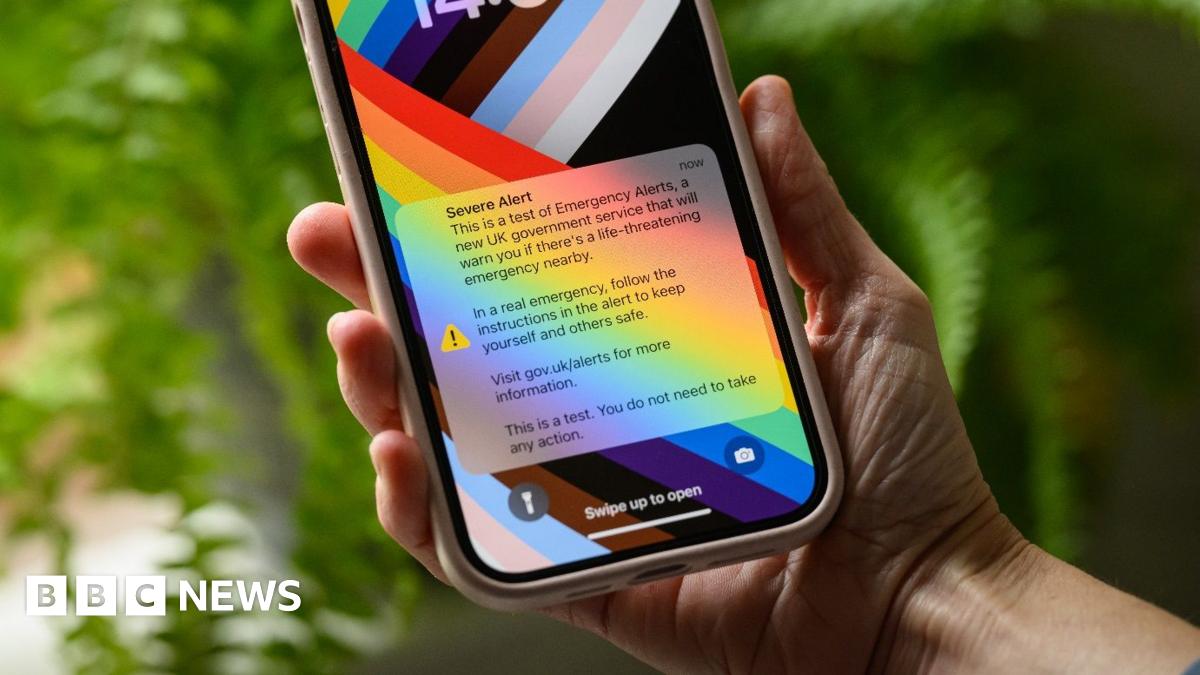 Emergency test alert sent to mobile phones across the UK - live updates