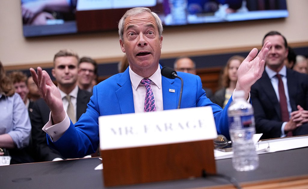Nigel Farage Called a 'Putin-Loving Impostor' in Congress