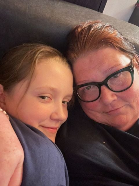 Phoebe and mum Katherine