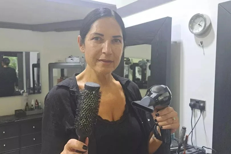 Beautician Dawn Saunders