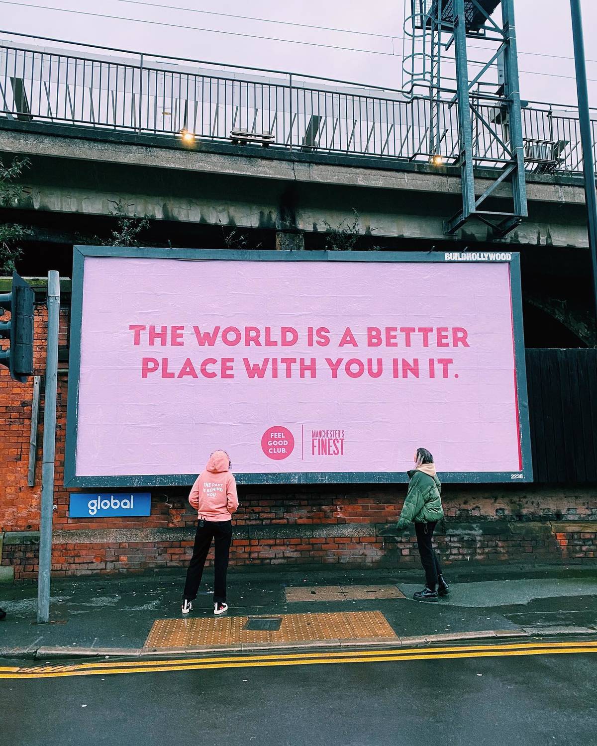 feel good club billboard pink manchester