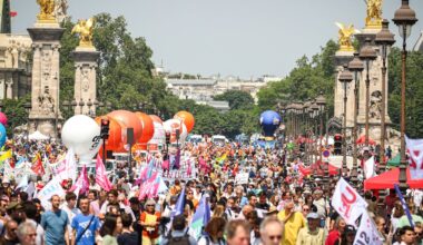 The history of strikes in union and political movements in France