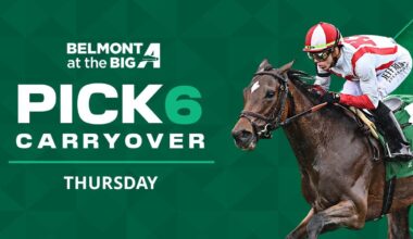 Pick 6 carryover of $26K on Thursday at Belmont at the Big A