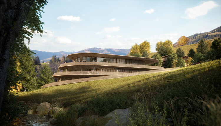 Foster + Partners Gains Approval for Timber Residential Project in Switzerland - Image 1 of 6