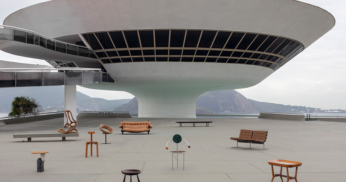 oscar niemeyer museum frames brazilian design show by galerie philia