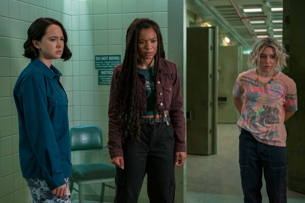 London Thor, Jaz Sinclair, Lizze Broadway,Gen V episode 8 london thor, jaz sinclair, lizze broadway,gen v episode 8